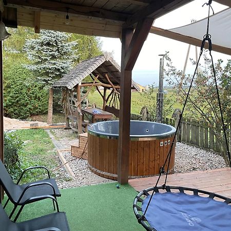Dom Z Sauna - Lugiele Dzierwiany Exterior foto